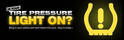 Is your tire pressure light on? Bring in your vehicle and we'll check it for you!