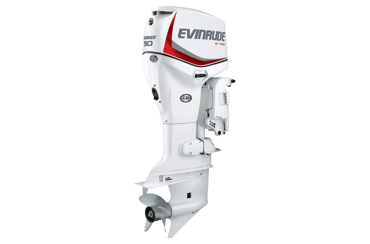 2016 Evinrude E90DPX - 90 HP White, 25" Shaft