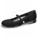 EE30 CAROLINE - BLACK SINGLE STRAP SHOES (Aetrex)