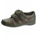 E831 MARY - BROWN STRIPED 2 STRAP SHOES