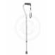ADJUSTABLE OFFSET ALUMINUM CANE