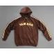 WOOLY ZIP FRONT HOODED SWEATSHIRT (Yamaha)