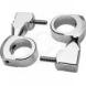 SPOTLAMP FORK TUBE 3” MOUNTING BRACKETS (Adjure)