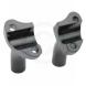 GLOSS BLACK PULLBACK RISERS FOR 1” HANDLEBARS (Drag Specialties)