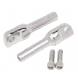 CHROME ADJUSTABLE DESIGNER FOOTPEGS