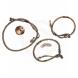 STOCK LENGTH FRONT BRAIDED BRAKE LINE KITS (Russell)