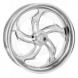 ONE-PIECE ALUMINUM WHEELS - WIDE REAR WHEELS