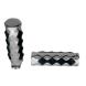 BILLET GRIPS WITH RUBBER INSERTS