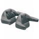 PASSENGER PADS WITH ARMRESTS (Mustang Motorcycle Products, Inc)