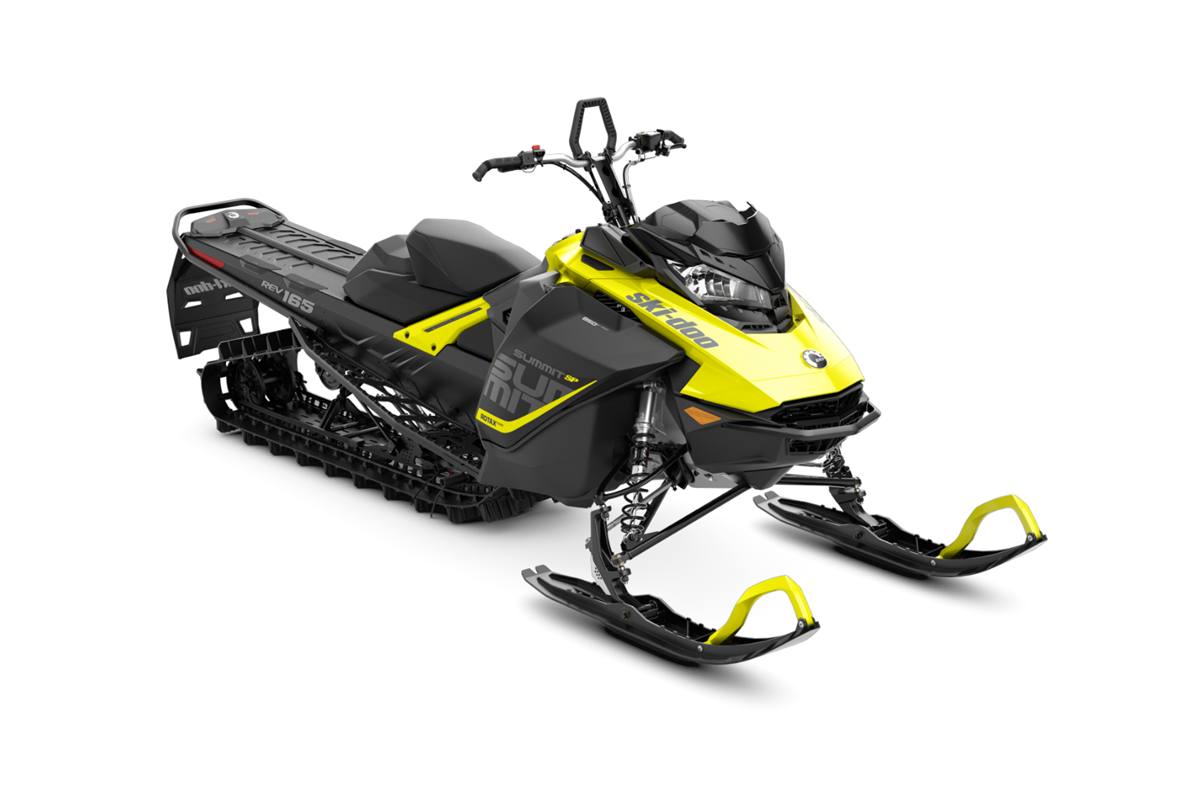 2018 ski-doo summitŪ sp 850 e-tecŪ 165 es - sunburst yellow