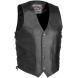 PLAIN LEATHER VEST (River Road)