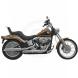RUSH 3" SLIP-ON MUFFLERS FOR SOFTAIL MODELS (Rush Racing Products)