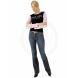 BAD GIRL WITH AN ATTITUDE LONG SLEEVE TEE (Ultimate Cycle Products)