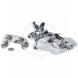 4-PISTON DIFFERENTIAL BORE CALIPER KITS