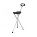 THREE LEG FOLDING SEAT CANE