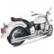2" OVER & UNDERS STRAIGHT-CUT EXHAUST SYSTEM (Samson Exhaust)