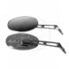 BILLET OVAL MIRRORS (Emgo)