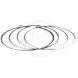 PISTON RINGS, WRIST PINS AND CIRCLIPS