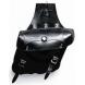 ACE LEATHER WHITE & BLACK IRON CROSS SLANT SADDL (Ace Leather Products)
