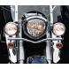 CHROMED STEEL LIGHT BAR ACCESSORIES