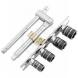 1/4” COMPACT SLIDING AND FOLDING T-HANDLE