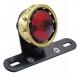 RETRO “DRILLED” BRASS TAILLIGHT (Jammer Cycle Products)
