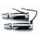 CHROME HEATED GRIPS WITH GL LOGO