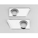 CHROME SWINGARM PIVOT COVER SET