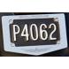 CHROME LICENSE PLATE FRAME WITH GOLD WING LOGO