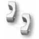 CHROME CLUTCH LEVER BRACKET HOLDERS