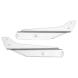 CHROME BACKREST / REAR CARRIER MOUNTING BRACKETS