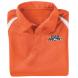 ORANGE/WHITE LASER PERFORMANCE POLO