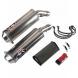 HOMOLOGATED TITANIUM SILENCERS KIT 1198