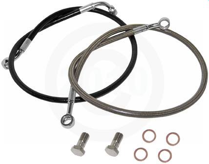 Streamline Stainless Steel Braided Front Brake Lines 3/" Extended Honda TRX250R