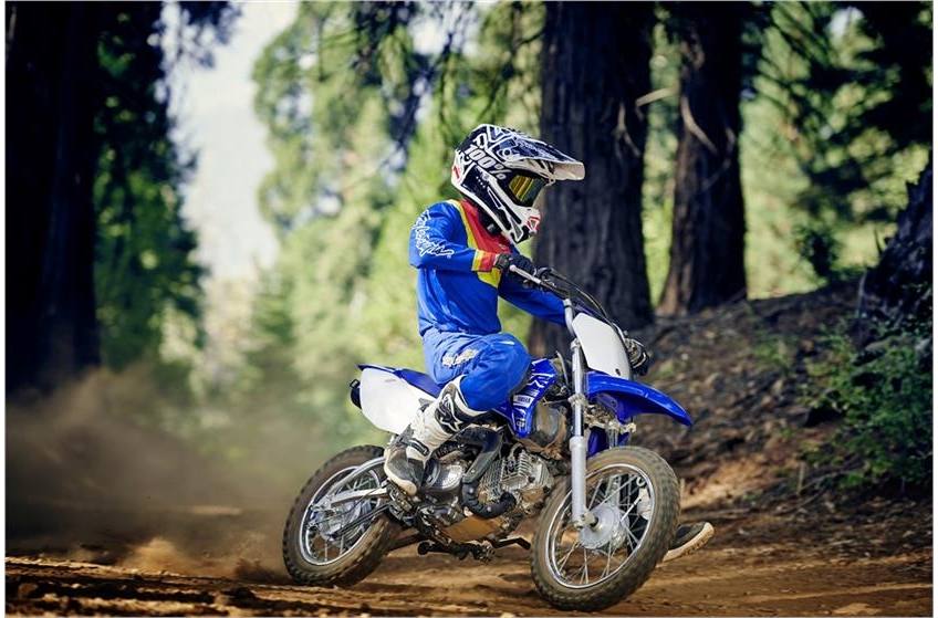 2019 Yamaha TTR110E on a dirt trail
