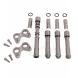 COLLAPSIBLE PUSHROD COVER KIT FOR SPORTSTER (Zipper's)