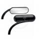 THE NEW BLACKNESS BLACK MICRO DIE CAST MIRRORS (Arlen Ness)