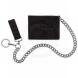 MEN'S DEBOSSED SHORT BIKER WALLET