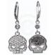 WOMEN'S BLING SKULL EARRINGS