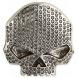 WOMEN'S CRYSTAL SKULL BUCKLE