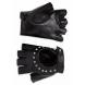 WOMEN'S SHIMMER FINGERLESS GLOVES
