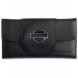 WOMEN'S BAR & SHIELD LONG CLUTCH WALLET