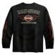MEN'S LONG SLEEVE TEE WITH FLAME GRAPHICS (Harley-Davidson®)