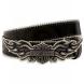 WOMEN'S WINGED BAR & SHIELD LOGO BELT