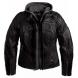 WOMEN'S REFLECTIVE SKULL 3-IN-1 LEATHER JACKET
