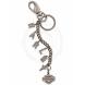 WOMEN'S CRYSTAL CHARM BELT LOOP CLIP