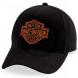 ORANGE CRYSTAL BAR & SHIELD LOGO BASEBALL CAP