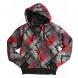 F PLAID ZIP HOODY