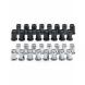 10MM FLAT CHROME LUGNUTS (AMS)
