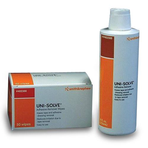 Uni Solve Adhesive Remover Wipes – Box Of 50, Isopropyl Alcohol, For Wound Care